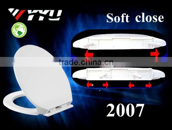 Soft Closing Round Decorative Toilet Lid Covers for wc 2007 photo-5