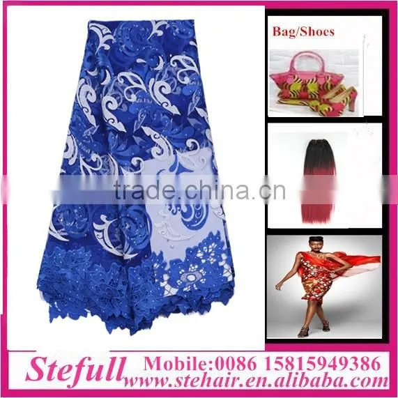 Stefull African Wax Print High Quality 100% Cotton Korean Silk Fabric