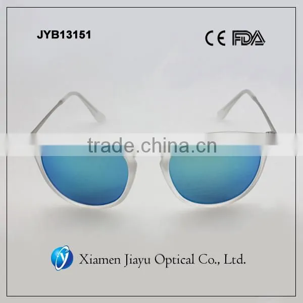 Mirror Sunglasses Lens White Sunglasses Fashion Eyewear photo-3