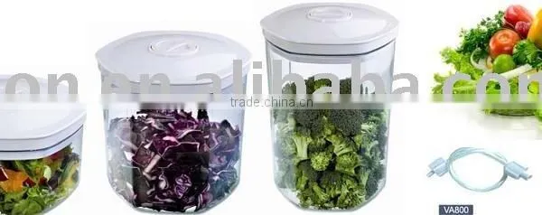 Home applicance vacuum sealing pack machine vacuum canister