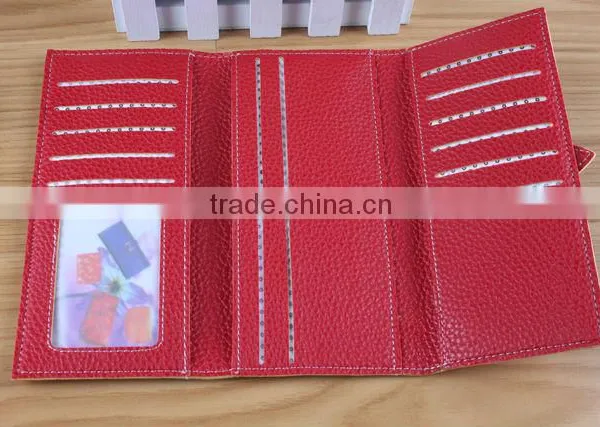New Fashion PU Leather Lady Purse Card Bag Women Wallets photo-4