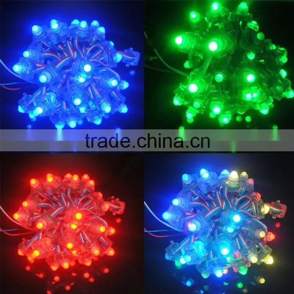 50pcs/string WS2811 Square Waterproof RGB 12mm LED Pixel Light photo-4