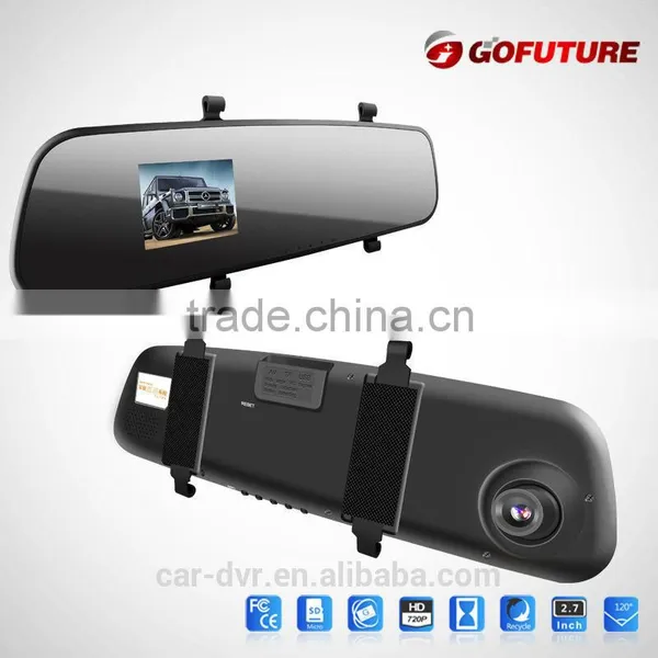 Promotion!!adavanced Night Vision1080p 2.7 Inch TFT G-sensor Motion Detect CE ROHS FCC Rearview Mirror Wifi Camera Car photo-3