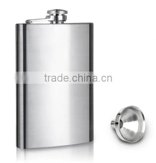 5 OZ Hip Flask With Funnel / Pocket Whisky Liquor / Stainless Steel Wine Pot photo-2