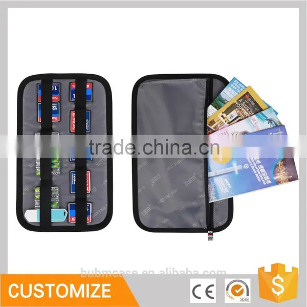 BUBM Multifunctional Elastic Band Grid Storage Cosmitic Organizer Hard Drive Cables Usb Flash Drives Travel Case photo-4