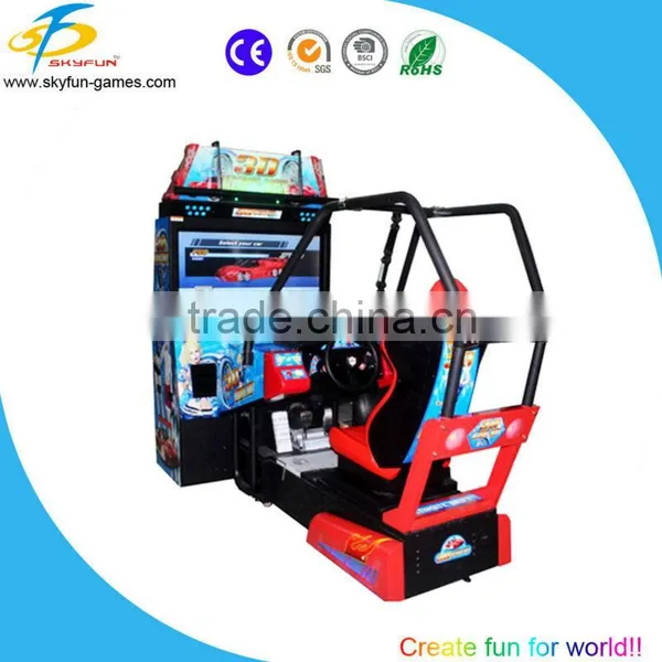 Indoor Sport Coin Operated Car Raing, Electric Motor Racing, Arcade Racing Machine Equipment photo-2