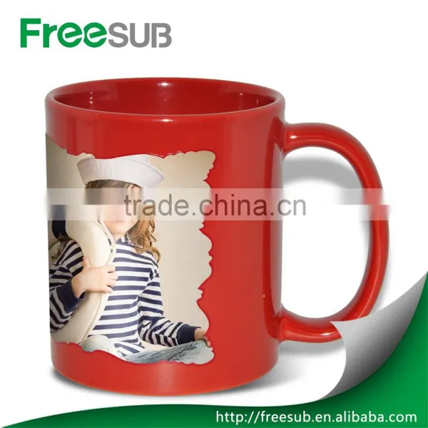 2016 New Stylish Promotional Gift Photo Frame Shape Heat Sensitive Color Changing Mugs photo-5