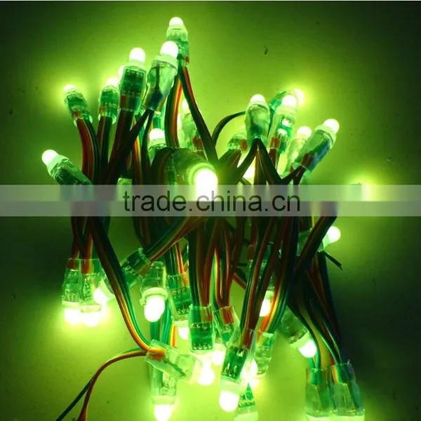 Full Color Addressable LED Pixel Light With Heatsink;DC5V Input;5cm Wire Spacing;with Color Wire photo-2