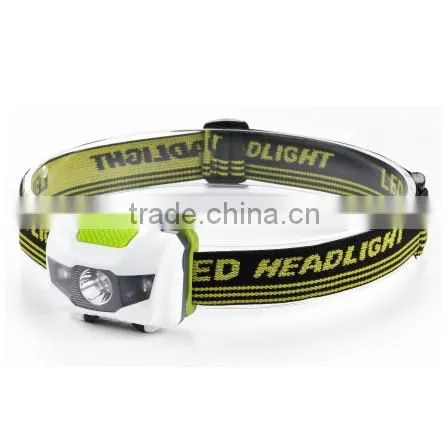 Cheaper Popular 1W+2 Red LED Headlight Camping Headlamp Outdoor Emergency Head Torch photo-5