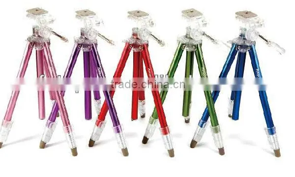Fotopro Aluminum Lightweight Colorful Compact Tripod Stand for Digital Camera
