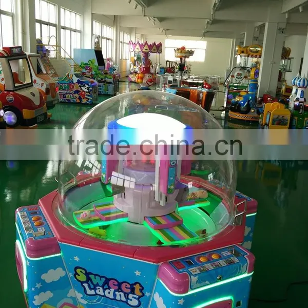 Sweet Land Coin Operated Mini Dolls Crane Claw Machine/ Game Machine for Sale photo-5