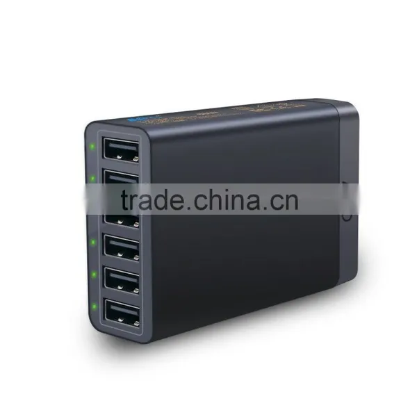 Portable Universal Usb dc 5 Volt Charger Adapter 6 Ports photo-2