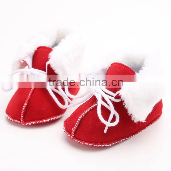 Large Size Winter Baby Shoes Non Slip Fabric Newborn Shoes photo-4