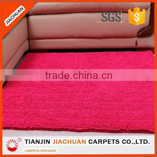 Loop Pile Shag Polyester Chenille Carpet photo-2