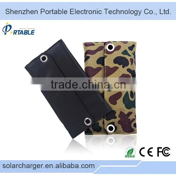 Waterproof 5W Folding Solar Panel Charger for Hiking photo-4