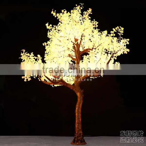 Unique 5m RGB Ginkgo Leaf Large Projection Led Tree photo-3