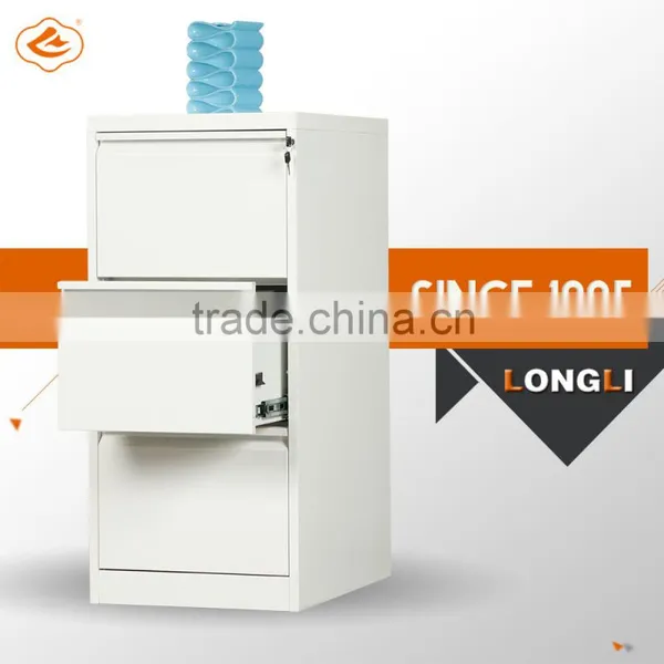 Vertical 3 Drawer Steel Filing Cabinet for File Storage in Office photo-4