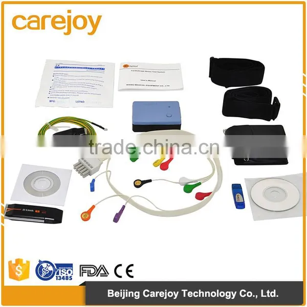 2016 Hot Sale Portable Treadmill Wireless Ecg Machine Stress Test System photo-2
