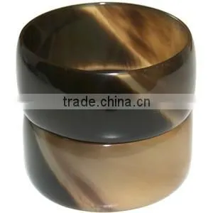 Water Buffalo/cow Jewelry Horn Bangle With Brass Fashion Jewelry Handmade in India New Design photo-4