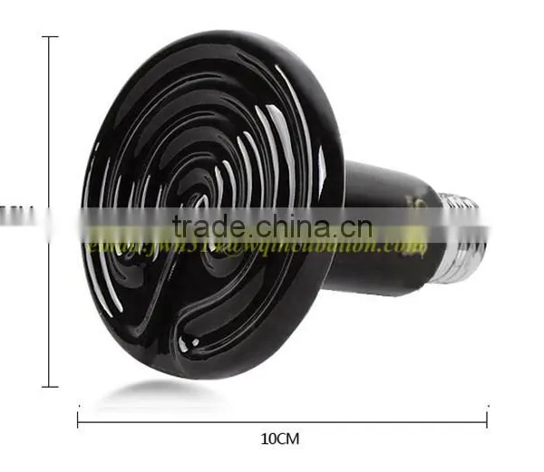Black Ceramic Infrared Heat Lamp for Chicken Coop photo-2