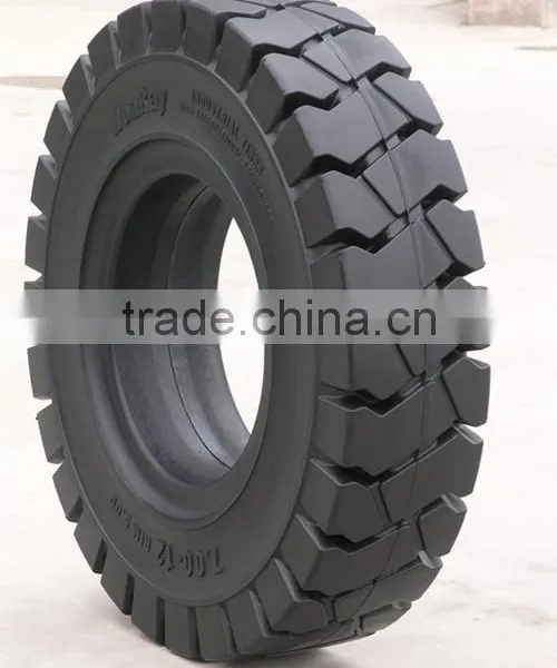 5.00-8 China Wholesale Solid 21x8-9 Tyres 600-9 Forklift Tyre Non Marking photo-5