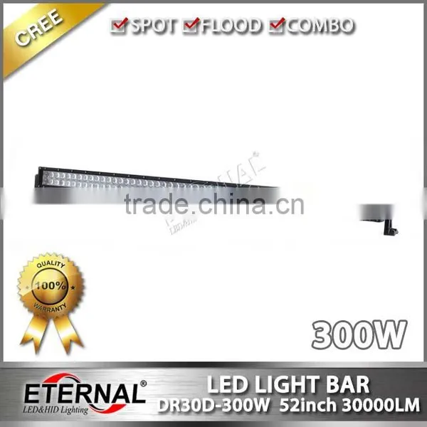 52in 300W Spot Flood Combo High Brightness Offroad ATV UTV SUV CUV 4WD Truck Trailer Led Light Bar photo-2