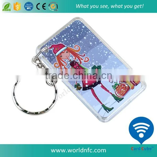 Waterproof 13.56MHZ F08 Compatible 1k RFID Keyfob/ Keychain/ Key Tag photo-3