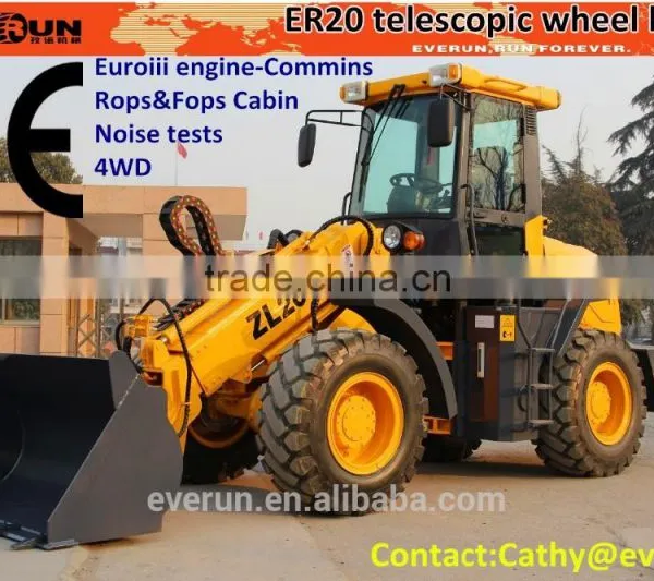 EVERUN Telescopic Forklift Loader Front End Loader With Telescopic Arm ER2000 photo-3