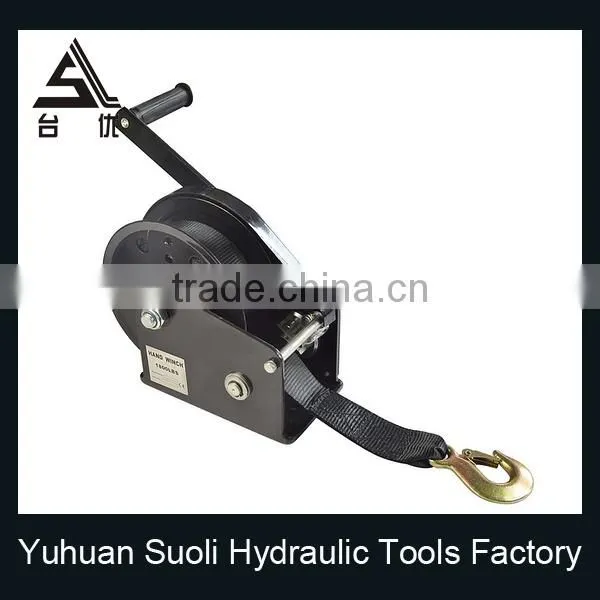 Manufacturing 1200lbs Galvanized Manual Barge Winch With Cable photo-6