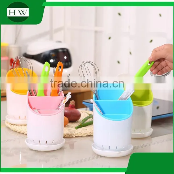 Kitchen Multipurpose Double Plastic Table Fork Knife Spoon Chopsticks Tableware Holder Storage Case Bin Container Box photo-5