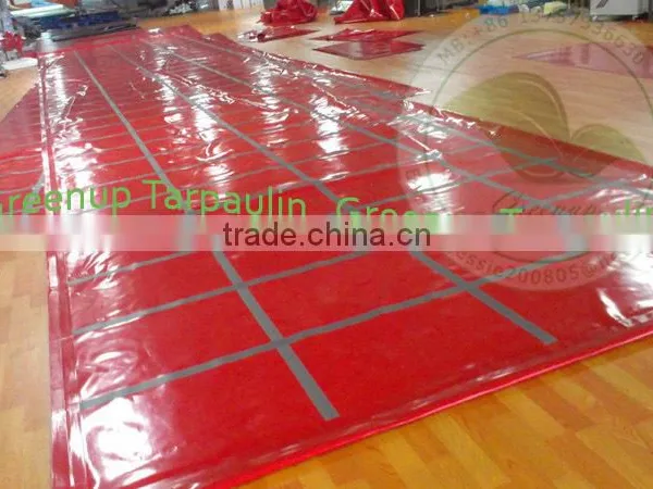 Custom HGV Trailer PVC Canvas Tarpaulin Curtain photo-2