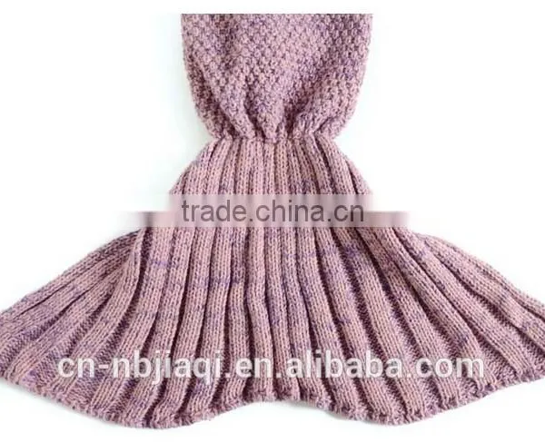 Mermaid Tail Blanket Crochet and Mermaid Blanket for Kids,Summer Super Soft Sleeping Bags photo-4