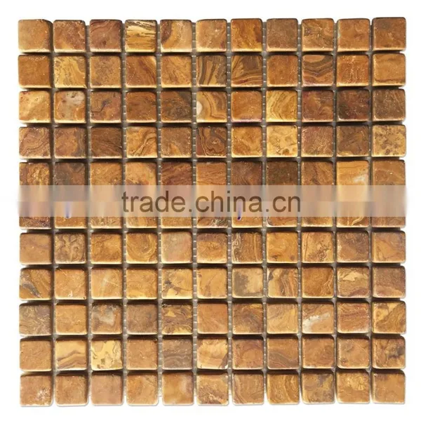 EXPORT QUALITY New Selling Attractive Style BROWN GOLDEN ONYX MOSAIC TILES COLLECTIONS photo-5