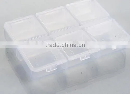 Cy275 Mini Portable Pill Organizer Empty Braille Drug Storage Box 6 Cells Medicine Case Box Creative Design Box photo-6