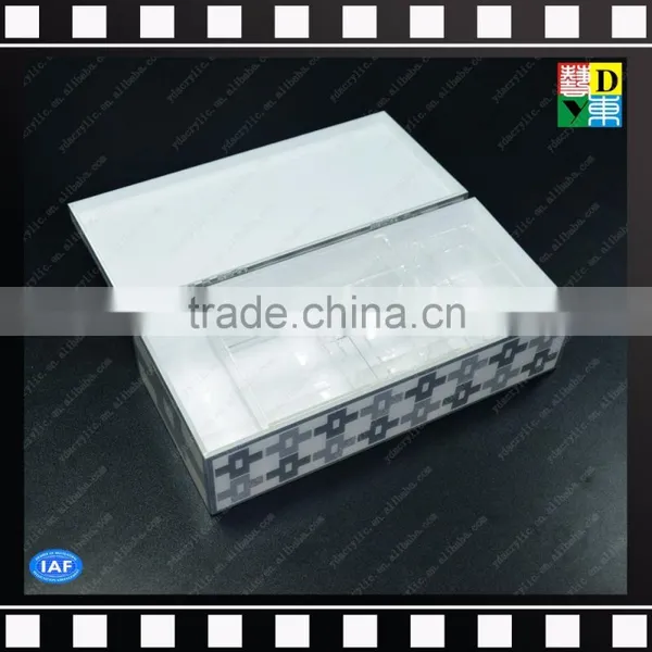 China Supplier Rectangular Acrylic Tissue Box Daily Holder photo-2