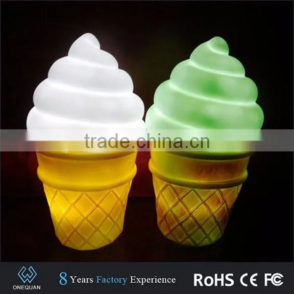 Creative Lovely Ice Cream Shape Night Light LED Lamp for Kids photo-6