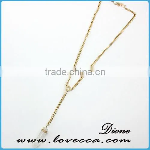 SALE Natural Quartz Necklace Healing Gemstone Necklace photo-5