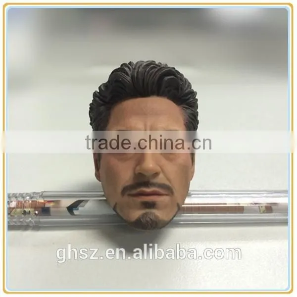 Guo Hao Hot Sale Kids Toy Craft , Ironman Tony Stark Resinic Head Figurine