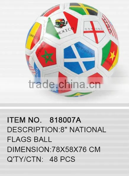 8" National Flags Ball