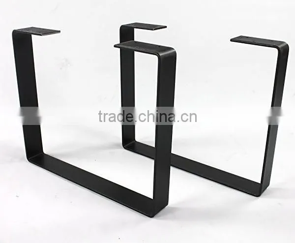 Online Sales Furniture Leg Type Antique Cast Iron Metal Table Base Black U Legs photo-4