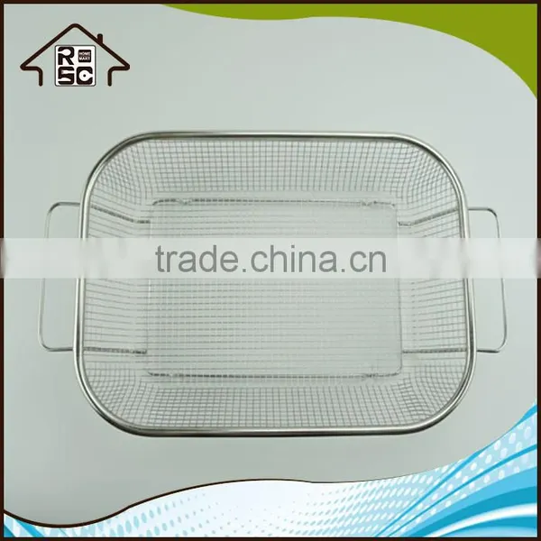 NBRSC Reliable Company Stainless Steel Mesh Roasting Frying Pan Grill Basket photo-2
