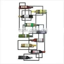 Wall Mount Wine Rack Holder Storage Holds 9 Bottles photo-3