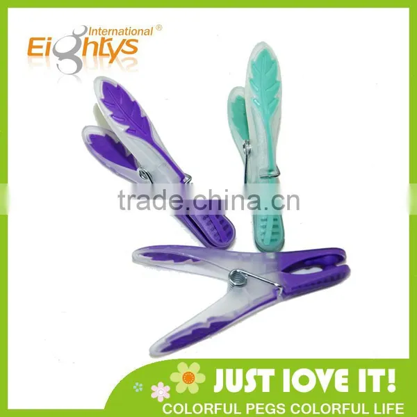 Best Selling High Quality Decorated Spring Strong Printed Soft Grip Clothes Pin photo-2