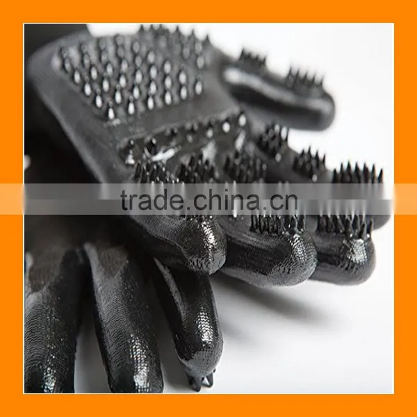 Flexible Tactile Touch Pet Grooming Gloves Pet Bathing Gloves for Horse Dog Cat photo-3
