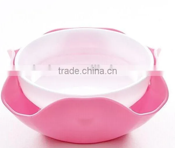 Multifunction 2 in 1 Plastic Double Dish photo-6