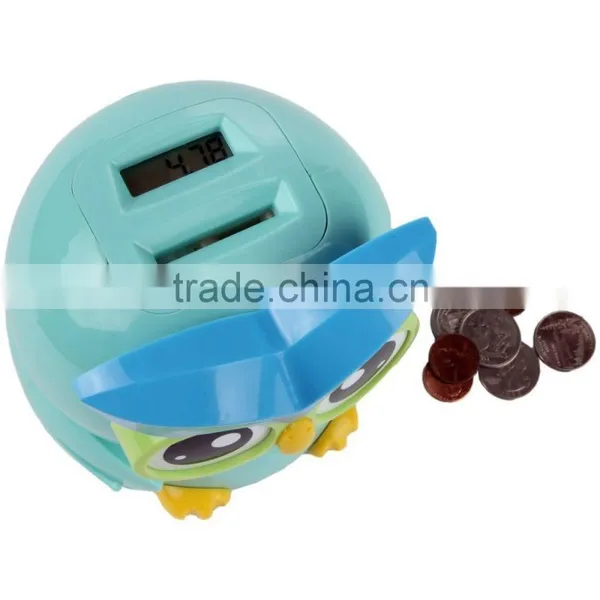 2016 New Kid's Money Counting Digital Coin Bank - Owl From ICTC Factory photo-2