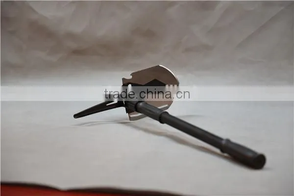 12 in 1 Multifunction Survival Shovel for Camping Chinese Military Spade photo-3
