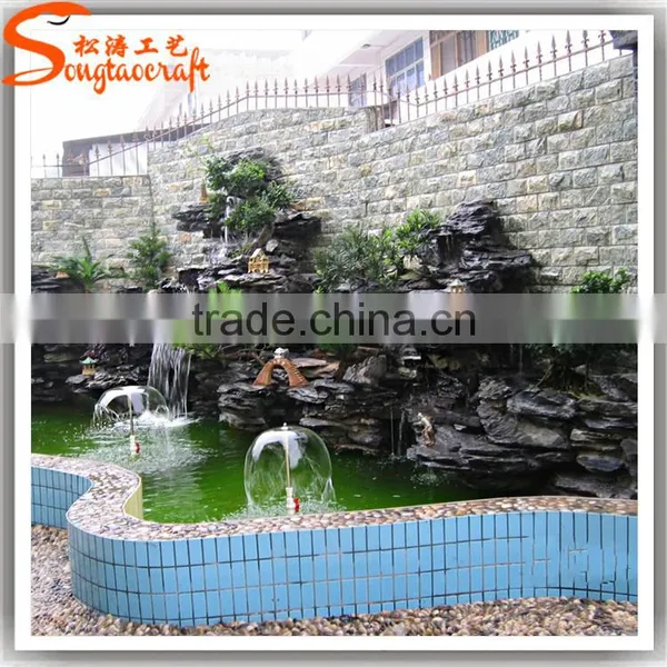 China Hot Sale Artificial Waterfall Decoration Fountains photo-4