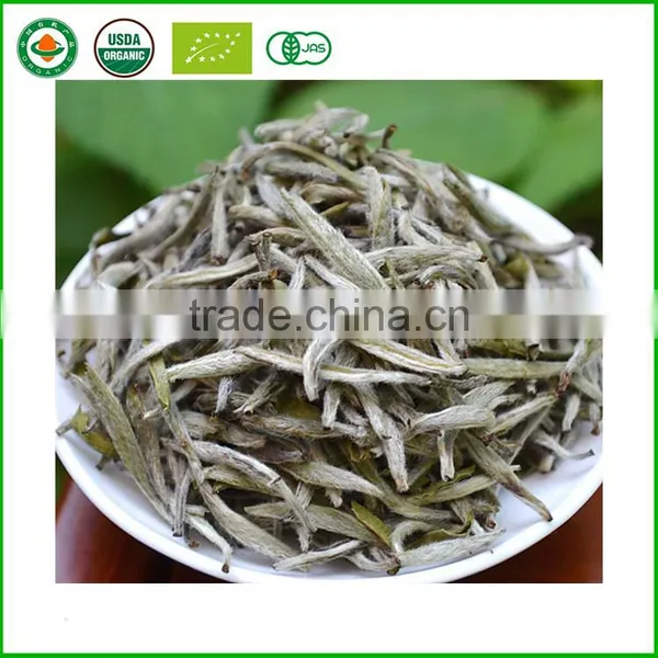 Organic Stir Fried Silver Needle Bai Hao Yin Zhen 2017 Silver Needle White Tea New White Tea Fujian Tea photo-4