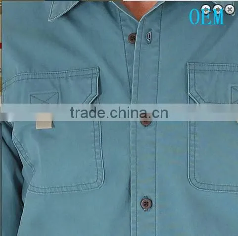 New Style Two Pocket Shirts Long Sleeve China Product photo-3